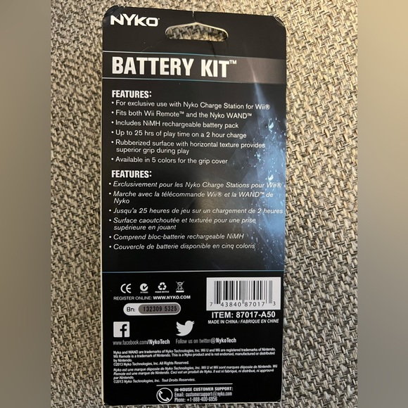 Wii remote rechargeable battery - Picture 2 of 2